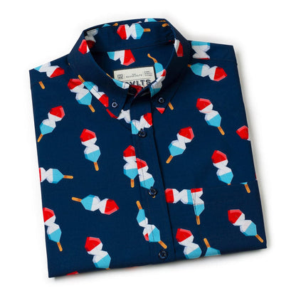 RSVLTS RSVLTS Short Sleeve Shirt Steve Pops & Freedom – KUNUFLEX Short Sleeve Shirt