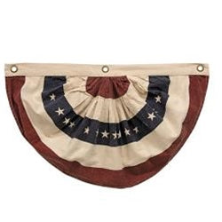 Stonewashed Americana Bunting, 17"x28"