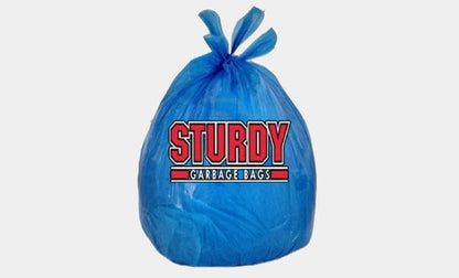 Sturdy Blue Garbage Bags (20 Medium) 15 Gal - 67266300311 Pie's Variety Store