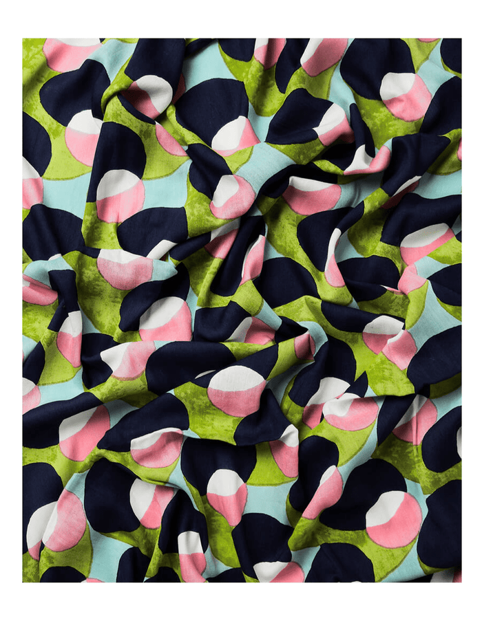 Surkana Sovi Blue Printed Scarf | Dotique