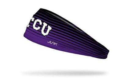 TCU: Gradient Stripe Big Bang Lite Headband - View 1