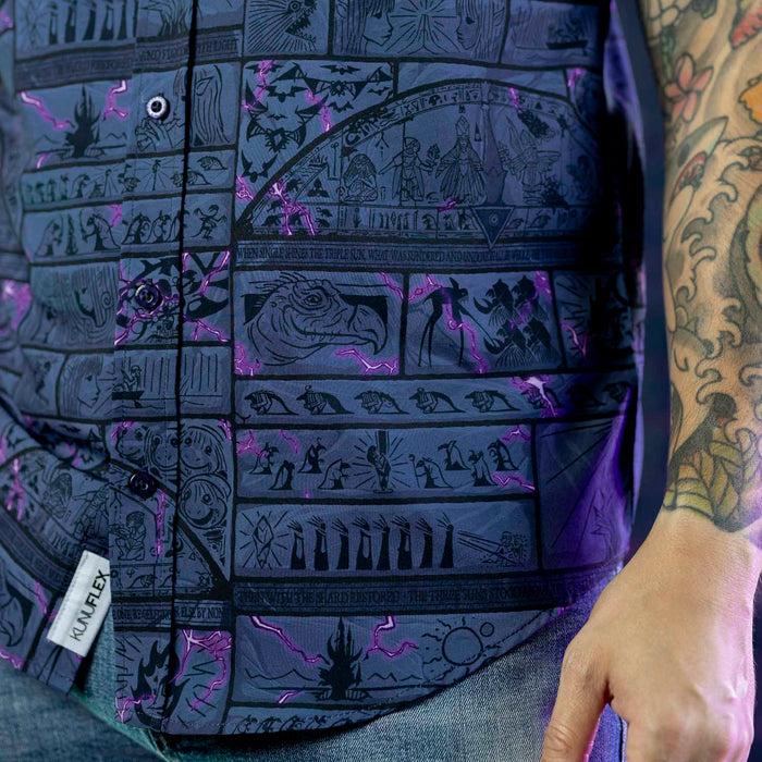 RSVLTS RSVLTS The Dark Crystal "Wall of Destiny" – KUNUFLEX Short Sleeve Shirt