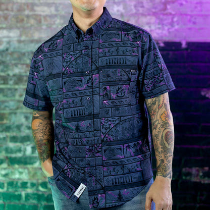 RSVLTS RSVLTS The Dark Crystal "Wall of Destiny" – KUNUFLEX Short Sleeve Shirt