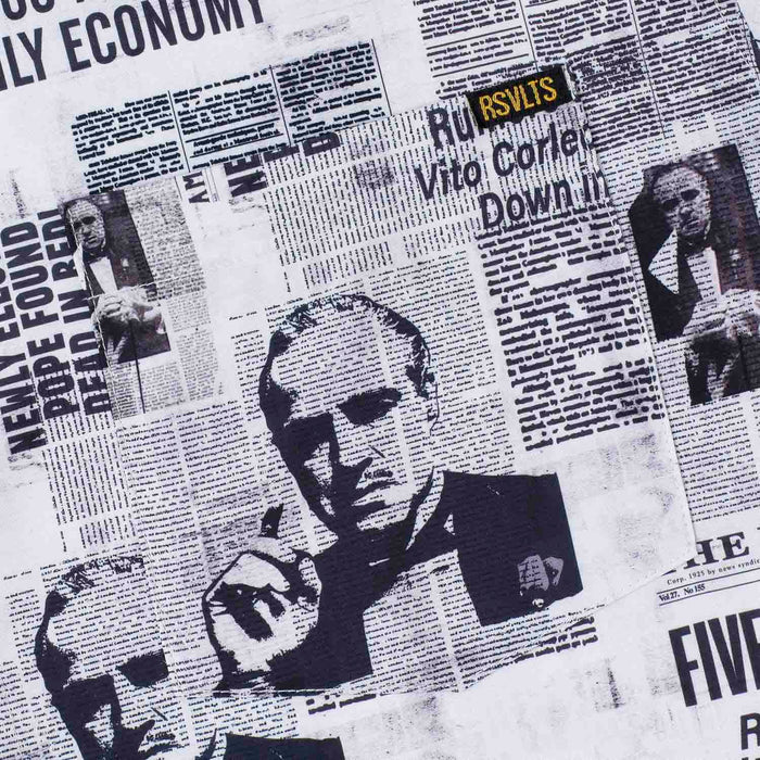 RSVLTS RSVLTS The Godfather “Headlines” – KUNUFLEX Short Sleeve Shirt