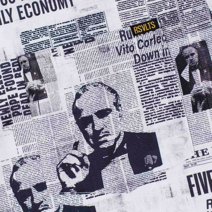 RSVLTS RSVLTS The Godfather “Headlines” – KUNUFLEX Short Sleeve Shirt