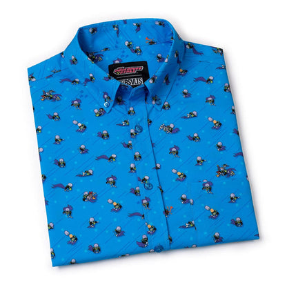 RSVLTS Powerpuff Girls Short Sleeve Shirt The Powerpuff Girls "I AM MOJO JOJO" – KUNUFLEX Short Sleeve Shirt The Powerpuff Girls "I AM MOJO JOJO" – KUNUFLEX Short Sleeve Shirt