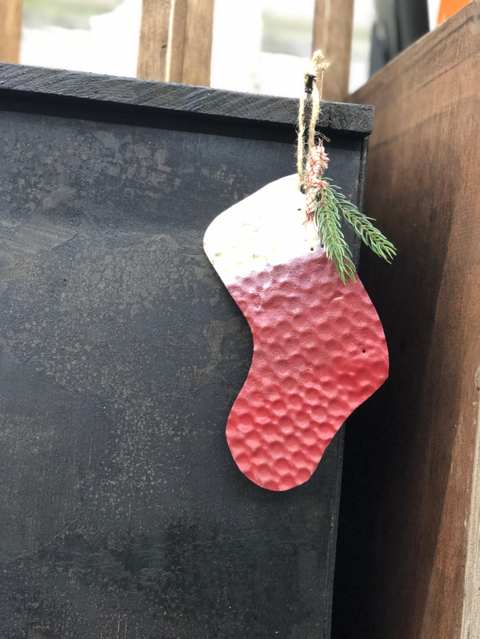 Tin Hanging Stocking
