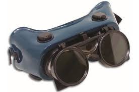 Toolcraft Welding Goggle with Soft PVC Frame and Lens Shade #5, Adjustable Straps, 4- Vent Ventilation, Flip-up lenses. Ideal for Welding, Torching, Steam Punk Costume Play and More - TC0873 MEGA