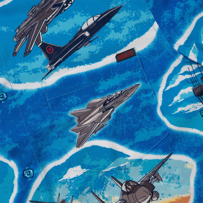 RSVLTS Top Gun Top Gun "Goose Hawaiian" _ KUNUFLEX Short Sleeve Shirt Top Gun "Goose Hawaiian" _ KUNUFLEX Short Sleeve Shirt
