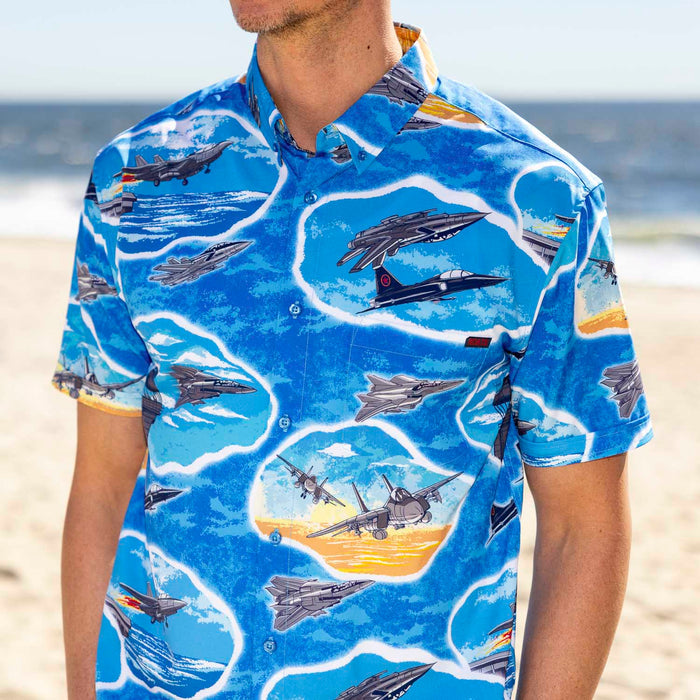 RSVLTS Top Gun Short Sleeve Shirt Top Gun "Hey, Goose, Ya Big Stud!" – KUNUFLEX Short Sleeve Shirt Top Gun "Hey, Goose, Ya Big Stud!" – KUNUFLEX Short Sleeve Shirt