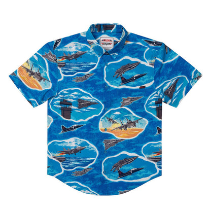 RSVLTS Top Gun Top Gun "Goose Hawaiian" _ KUNUFLEX Short Sleeve Shirt Top Gun "Goose Hawaiian" _ KUNUFLEX Short Sleeve Shirt