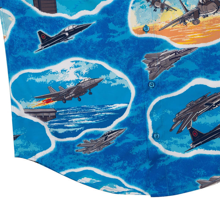 RSVLTS Top Gun Top Gun "Goose Hawaiian" _ KUNUFLEX Short Sleeve Shirt Top Gun "Goose Hawaiian" _ KUNUFLEX Short Sleeve Shirt