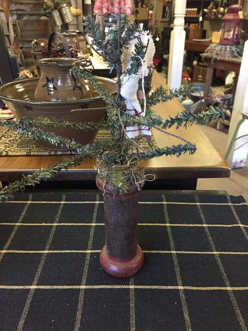 Tree On Wooden Spool