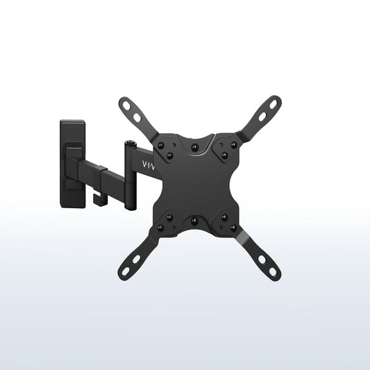 Sturdy adjustable TV wall mount with cable management.