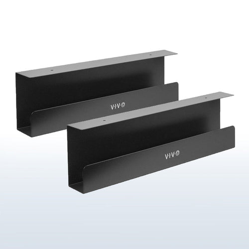 Under Desk Cable Management Trays (2 Pack)