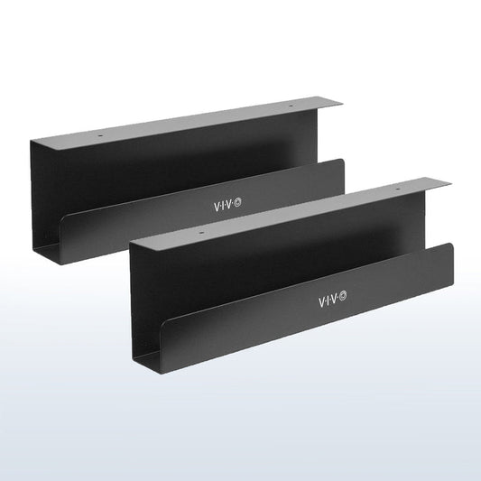 Under Desk Cable Management Trays (2 Pack)