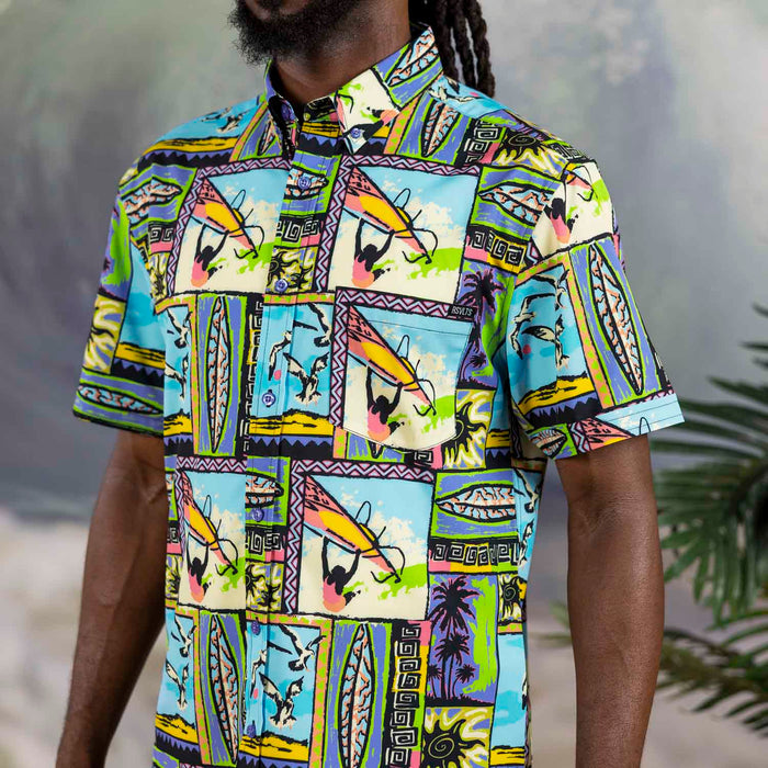RSVLTS RSVLTS Short Sleeve Shirt Venice '93  – KUNUFLEX Short Sleeve Shirt Venice '93  – KUNUFLEX Short Sleeve Shirt