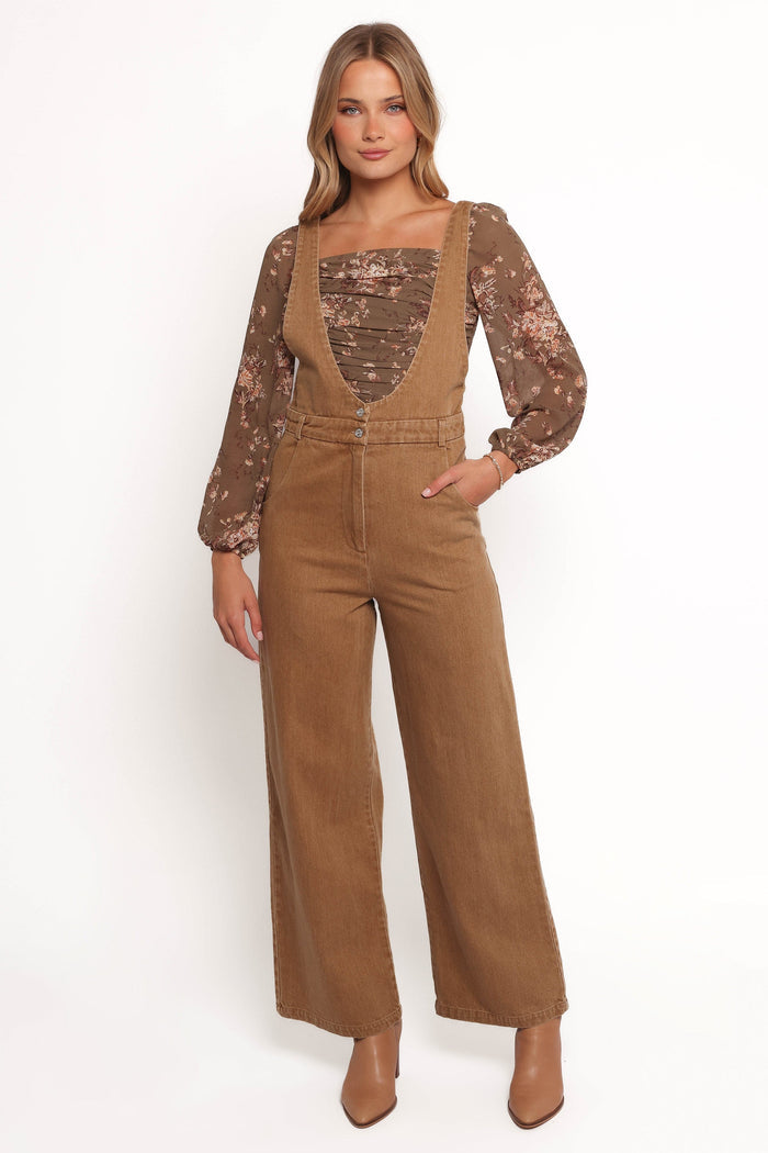 Petal and Pup USA PLAYSUITS Vieve Jumpsuit - Brown