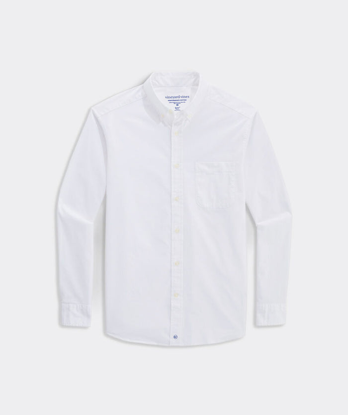 Vineyard Vines - Breakwater Solid Performance Cotton Shirt