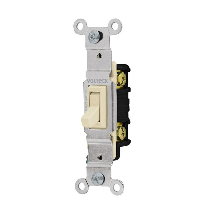 Volteck Vertical Switch (APSE-S) 120V~, 15A. Durable Shutter for a Variety of Electrical Devices - VOLTECH 46000 MEGA