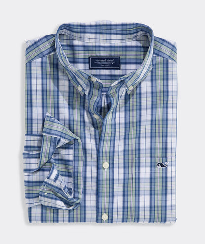 Washashore Plaid Perfect Wash Poplin Shirt