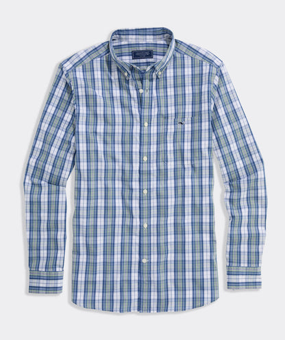 Washashore Plaid Perfect Wash Poplin Shirt
