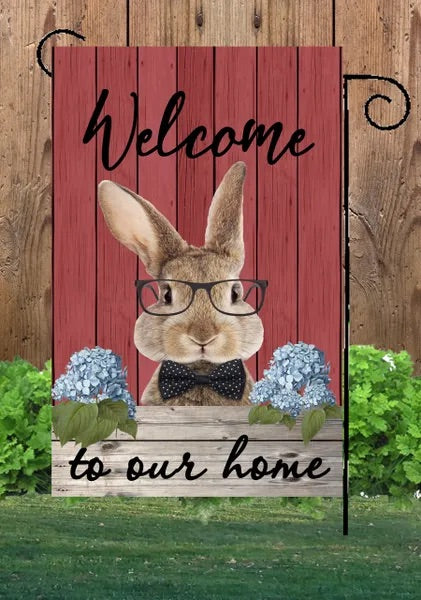 Welcome to our Home Garden Flag