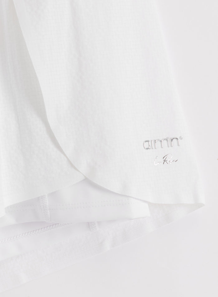 White Running Shorts