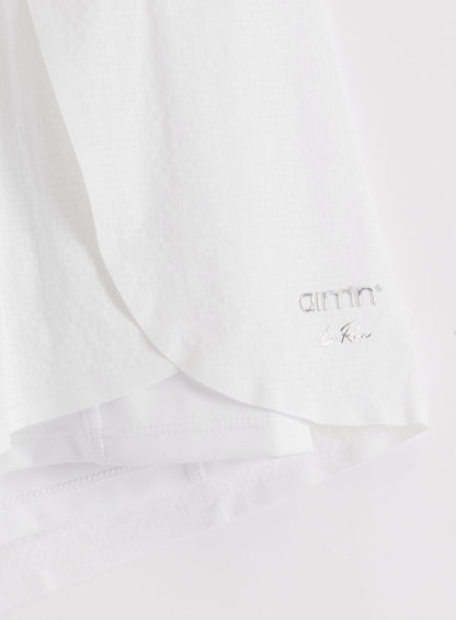 White Running Shorts