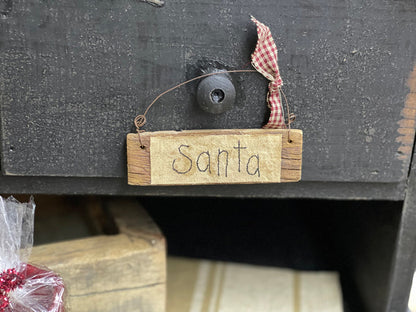 Winter/Christmas Wood Novelty Sign