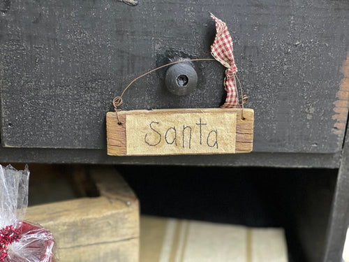 Winter/Christmas Wood Novelty Sign