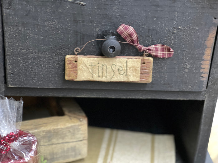 Winter/Christmas Wood Novelty Sign