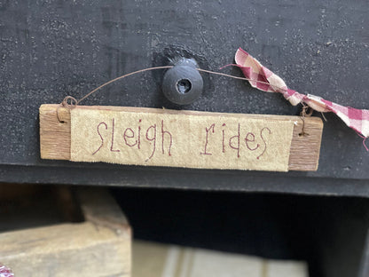 Winter/Christmas Wood Novelty Sign