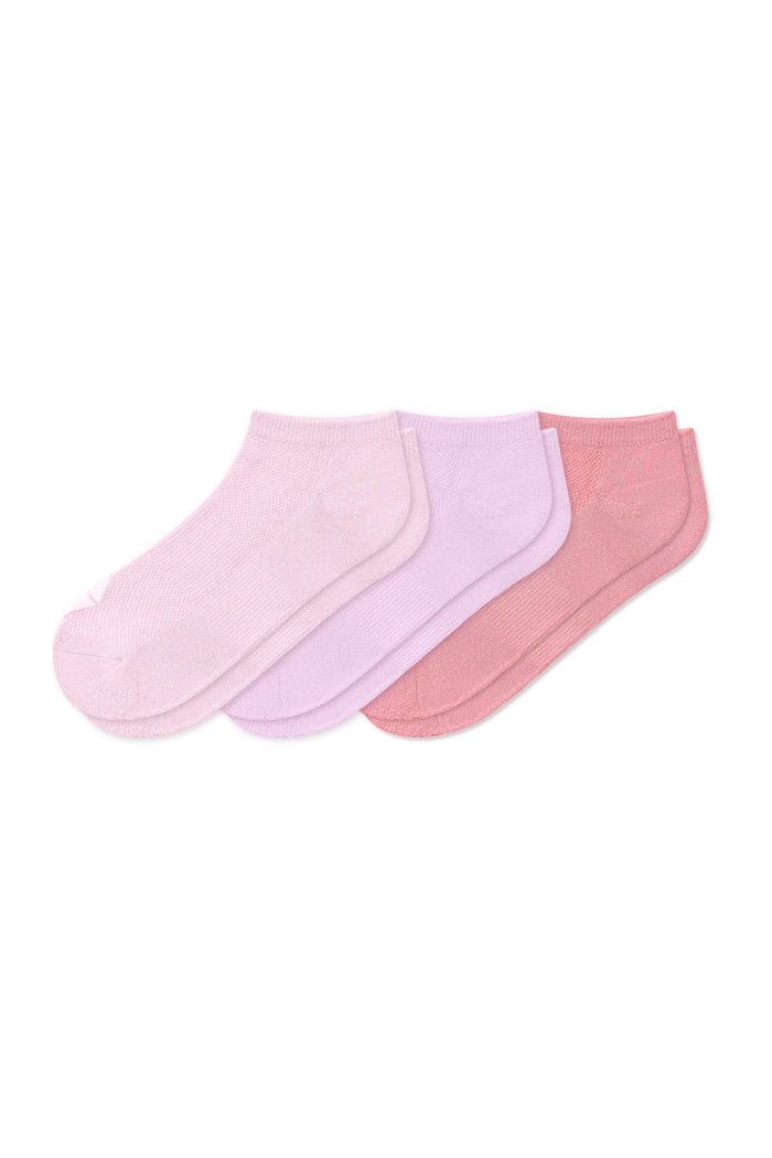 Women's Ankle Socks 3-Pack in Ballet on a white background