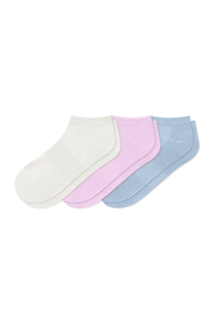 Women's Ankle Socks 3-Pack in Calm on a white background