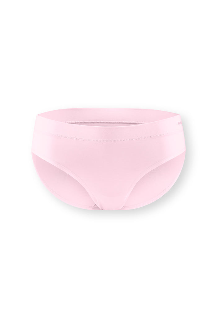 Women's Midi Brief in Peony on white background