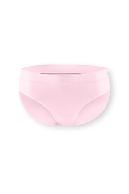Women's Midi Brief in Peony on white background