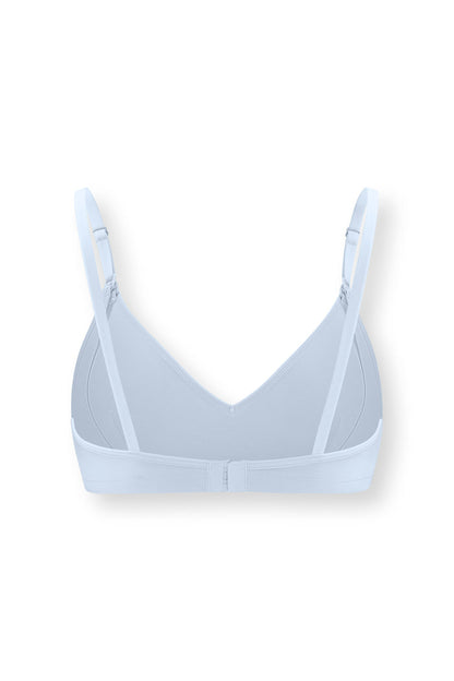 Back side of Women's Nursing Bra in Breeze on white background