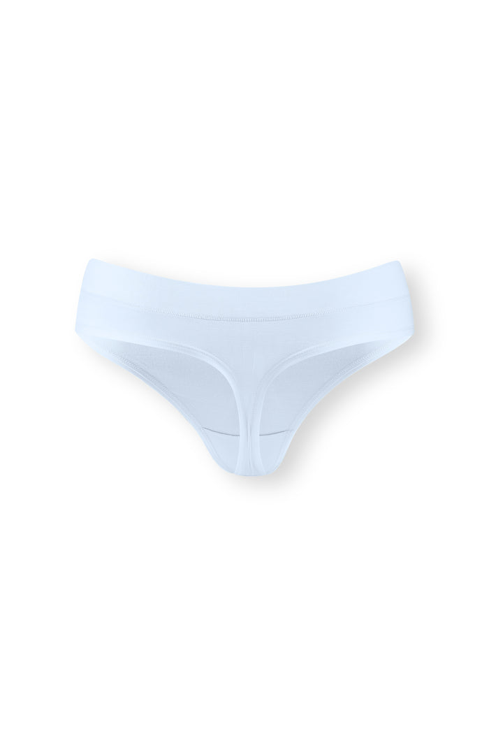 Back side of Women's Thong in Breeze on white background