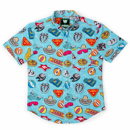 RSVLTS RSVLTS WWE "Pool Party" – KUNUFLEX Short Sleeve Shirt