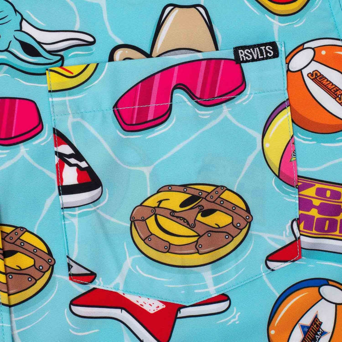 RSVLTS RSVLTS WWE "Pool Party" – KUNUFLEX Short Sleeve Shirt