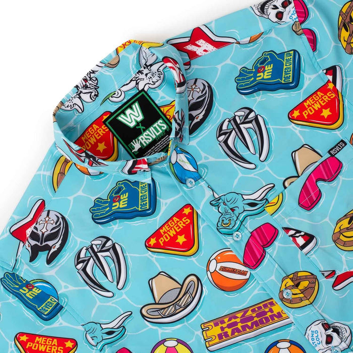 RSVLTS RSVLTS WWE "Pool Party" – KUNUFLEX Short Sleeve Shirt