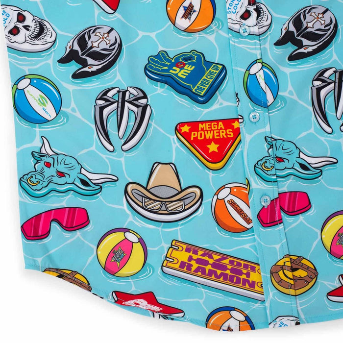 RSVLTS RSVLTS WWE "Pool Party" – KUNUFLEX Short Sleeve Shirt