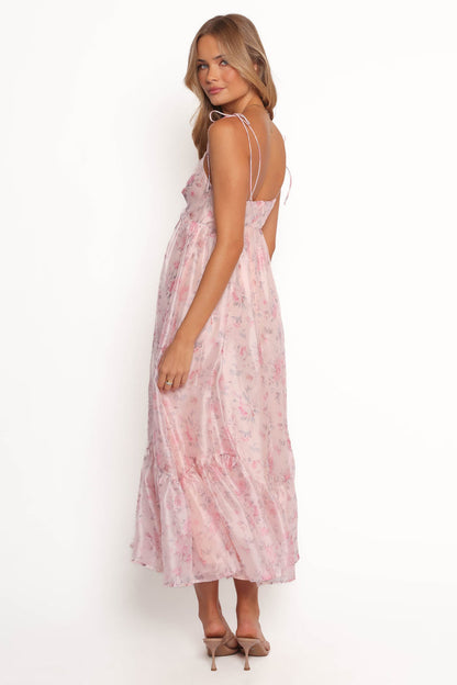 Petal and Pup USA DRESSES Xanthe Maxi Dress - Pink Floral