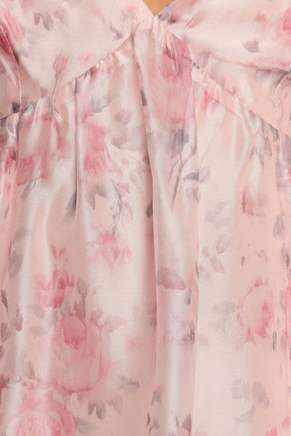 Petal and Pup USA DRESSES Xanthe Maxi Dress - Pink Floral