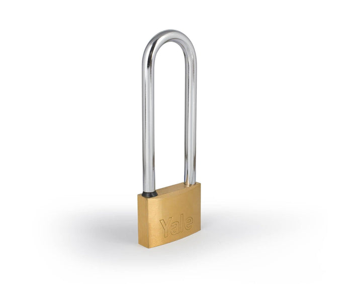 Yale Italian Long Shackle Padlock (113-50). A Durable & Rigid Lock to Ensure Security - 0010651 Mega