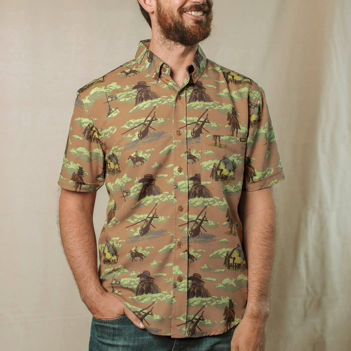 RSVLTS Yellowstone Short Sleeve Shirt Yellowstone "Dutton Ranch" – KUNUFLEX Short Sleeve Shirt