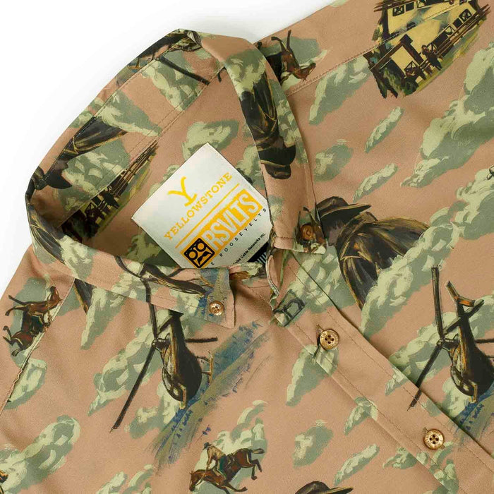 RSVLTS Yellowstone Short Sleeve Shirt Yellowstone "Dutton Ranch" – KUNUFLEX Short Sleeve Shirt