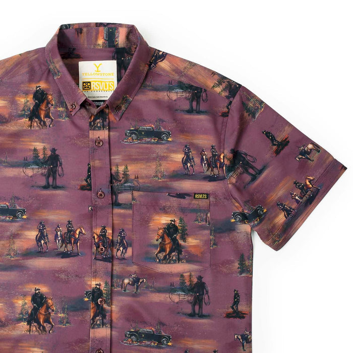RSVLTS XS Yellowstone Short Sleeve Shirt Yellowstone "Tough & Merciless" – KUNUFLEX Short Sleeve Shirt