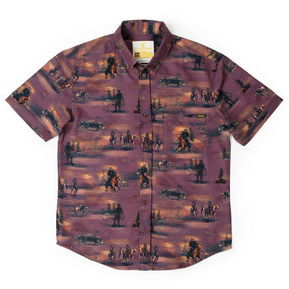 RSVLTS Yellowstone Short Sleeve Shirt Yellowstone "Tough & Merciless" – KUNUFLEX Short Sleeve Shirt